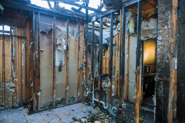 Professional Smoke Damage Restoration technician working in Farmington, MN